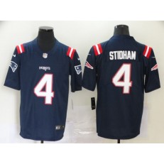 New England Patriots #4 Jarrett Stidham Navy 2020 New Vapor Untouchable Limited Nike NFL Men Jersey