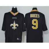 New Orleans Saints #9 Drew Brees Black Vapor Untouchable Limited Nike NFL Men Jersey