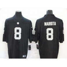 Oakland Raiders #8 Marcus Mariota Black Vapor Untouchable Limited Nike NFL Men Jersey
