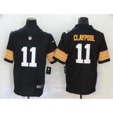 Pittsburgh Steelers #11 Chase Claypool Black 2020 NFL Draft First Round Pick Vapor Untouchable Limited Nike Men Jerseys