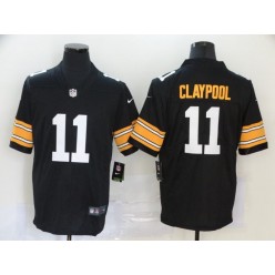 Pittsburgh Steelers #11 Chase Claypool Black 2020 NFL Draft First Round Pick Vapor Untouchable Limited Nike Men Jerseys