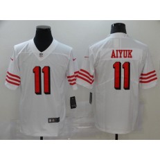 San Francisco 49ers #11 Brandon Aiyuk White 2020 NFL Draft First Round Pick Color Rush Vapor Untouchable Limited Nike Men Jersey