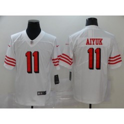 San Francisco 49ers #11 Brandon Aiyuk White 2020 NFL Draft First Round Pick Color Rush Vapor Untouchable Limited Nike Men Jersey