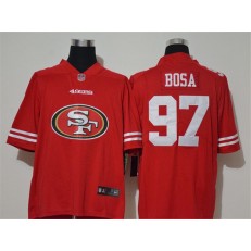 San Francisco 49ers #97 Nick Bosa Red Vapor Untouchable Limited Nike NFL Men Jersey