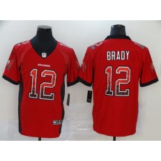 Tampa Bay Buccaneers #12 Tom Brady Red Drift Fashion Limited Nike NFL Men Jersey