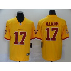 Washington Redskins #17 Terry McLaurin Yellow Color Rush Limited Nike NFL Men Jersey