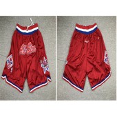 1996 All-Star Red Just Don Pocket Shorts