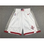 Houston Rockets White Nike City Edition Swingman Shorts
