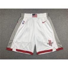 Houston Rockets White Nike City Edition Swingman Shorts