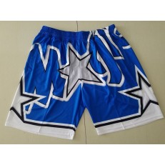 Orlando Magic Blue Big Face With Pocket Swingman Shorts