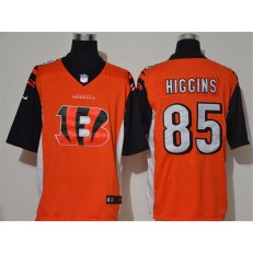 Cincinnati Bengals #85 Tee Higgins Orange Team Big Logo Vapor Untouchable Limited Nike NFL Men Jersey