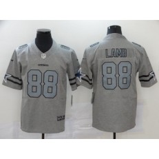 Dallas Cowboys #88 Ceedee Lamb 2019 Gray Gridiron Gray Vapor Untouchable Limited Nike NFL Men Jersey
