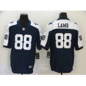 Dallas Cowboys #88 Ceedee Lamb Navy 2020 NFL Draft First Round Pick Throwback Vapor Untouchable Limited Nike Men Jersey