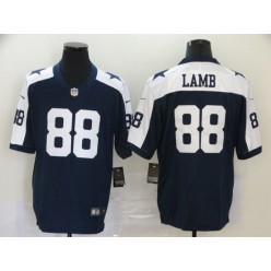 Dallas Cowboys #88 Ceedee Lamb Navy 2020 NFL Draft First Round Pick Throwback Vapor Untouchable Limited Nike Men Jersey