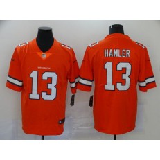 Denver Broncos #13 KJ Hamler Orange 2020 NFL Draft Color Rush Limited Nike Men Jersey