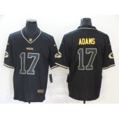 Green Bay Packers #17 Davante Adams Black Gold Vapor Untouchable Limited Nike NFL Men Jersey