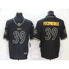 Pittsburgh Steelers #39 Minkah Fitzpatrick Black Gold Vapor Untouchable Limited Nike NFL Men Jersey