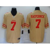 San Francisco 49ers #7 Colin Kaepernick Cream Inverted Legend Limited Nike NFL Men Jersey