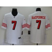 San Francisco 49ers #7 Colin Kaepernick White Color Rush Vapor Untouchable Limited Nike NFL Men Jersey
