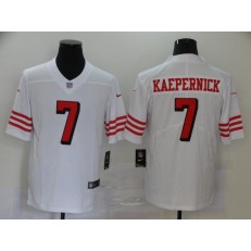 San Francisco 49ers #7 Colin Kaepernick White Color Rush Vapor Untouchable Limited Nike NFL Men Jersey