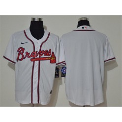 MLB Atlanta Braves Blank White Nike 2020 Cool Base Jersey