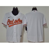 MLB Baltimore Orioles Blank White Nike 2020 Cool Base Jersey