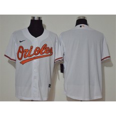 MLB Baltimore Orioles Blank White Nike 2020 Cool Base Jersey