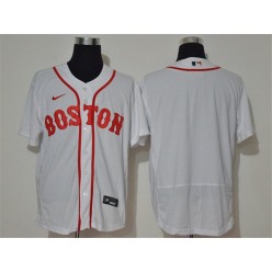MLB Boston Red Sox Blank White 2020 Nike Flexbase Jersey