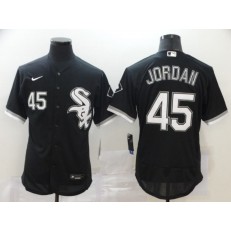 MLB Chicago White Sox #45 Michael Jordan Black 2020 Nike Flexbase Jersey