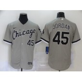 MLB Chicago White Sox #45 Michael Jordan Gray 2020 Nike Flexbase Jersey