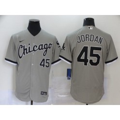 MLB Chicago White Sox #45 Michael Jordan Gray 2020 Nike Flexbase Jersey
