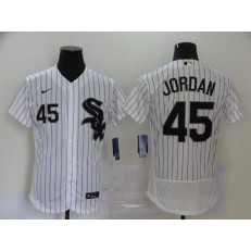 MLB Chicago White Sox #45 Michael Jordan White 2020 Nike Flexbase Jersey