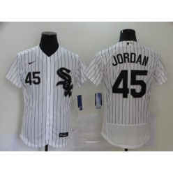 MLB Chicago White Sox #45 Michael Jordan White 2020 Nike Flexbase Jersey