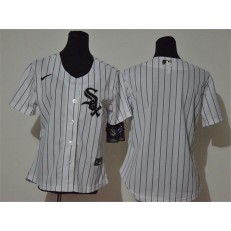 MLB Chicago White Sox Blank White Women Cool Base Jersey