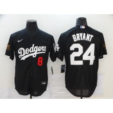 MLB Los Angeles Dodgers #24 Kobe Bryant Black 2020 New Nike KB Cool Base Jersey