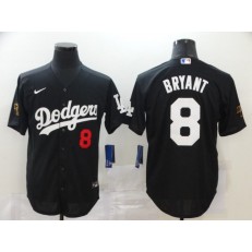 MLB Los Angeles Dodgers #8 Kobe Bryant Black 2020 Nike Cool Base Jersey