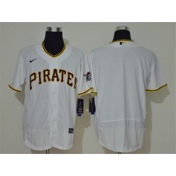 MLB Pittsburgh Pirates Blank White 2020 Nike Flexbase Jersey