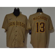 MLB San Diego Padres #13 Manny Machado Brown Nike 2020 Cool Base Jersey