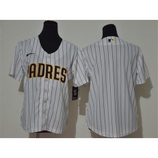 MLB San Diego Padres Blank White Youth Cool Base Jersey