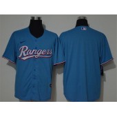 MLB Texas Rangers Blank Blue Nike 2020 Cool Base Jersey