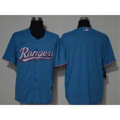 MLB Texas Rangers Blank Blue Nike 2020 Cool Base Jersey