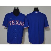 MLB Texas Rangers Blank Royal Nike 2020 Cool Base Jersey