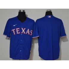 MLB Texas Rangers Blank Royal Nike 2020 Cool Base Jersey
