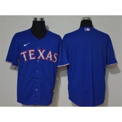 MLB Texas Rangers Blank Royal Nike 2020 Cool Base Jersey