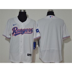MLB Texas Rangers Blank White Nike 2020 Flexbase Jersey