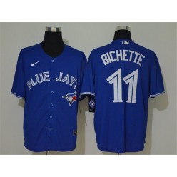 MLB Toronto Blue Jays #11 Bo Bichette Royal 2020 Nike Cool Base Jersey
