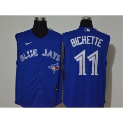 MLB Toronto Blue Jays #11 Bo Bichette Royal Nike Cool Base Sleeveless Jersey