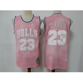 Chicago Bulls #23 Michael Jordan Pink 1997-98 Hardwood Classics Jersey