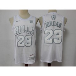 Chicago Bulls #23 Michael Jordan White MVP Nike Swingman Jersey