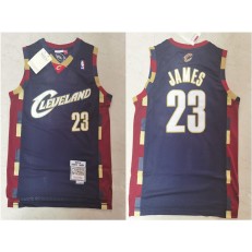 Cleveland Cavaliers #23 Lebron James Black 2003-04 Hardwood Classics Jersey